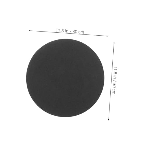 Toddmomy Fish Tank Mat Round Aquarium Pad for Micro Landscapes Soft Cushion with Non Slip Base for Shock Absorption Aquarium Accessories for Stability