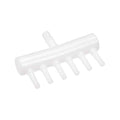 uxcell 8mm to 4mm 6 Way Aquarium Air Line Tubing Splitter Connector Fish Tank Plastic Air Flow Divider Oxygen Splitter Lever Valve