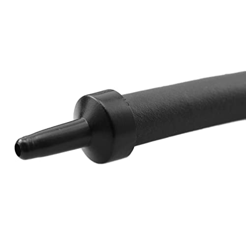 Bendable Bubble Wall 120cm/47inch Black Aquarium Air Curtain Bubble Air Diffuser Flexible Air Bubble Rubber Tube for Aquarium Fish Tank