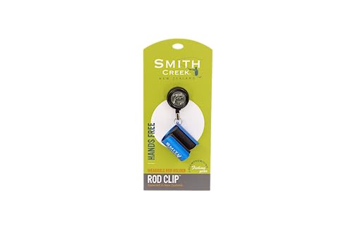 Smith Creek Rod Clip with Zinger - color: Blue