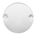 INOOMP Fish Training Acrylic Mirror, Decorative Fish Exercise Mirror Round Betta Exercise with Suction Cups for Tank Decoration -3.5Inch