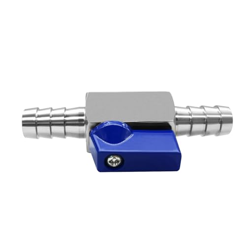 2PCS Stainless Steel 3/4" Mini Ball Valve Shut Off Valve 3/4" Hose Barb - size: 3/4" Hose Barb, style: Pack of 2