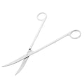Stainless Steel Curved Tip Scissors Aquatic Plant Trimming Tools for Fish Tank Ergonomic Design Resistant Blades for Low-angle and High-angle Plant Care