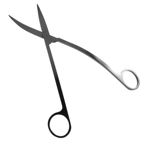 POPETPOP Professional Aquarium Tools Portable Fish Tank Scissors Water Plant Scissor for Aquarium Algae Scissor Plant Trimmer