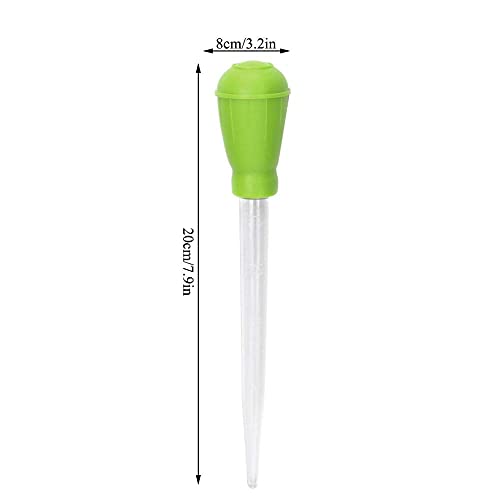 Fish Pipette Dropper Mini Manual Water Changer Aquarium Gravel Cleaner Waste Remover Changer Aquarium Dropper Pipette Feeder Water Transfer(Green) - color: Green