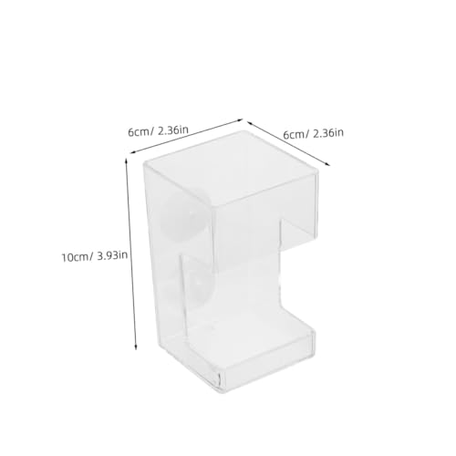 2pcs Aquarium Feeding Station with Suction Cups, Fish Tank Food Holder Ring for Precise Feeding, Anti-Drift Fish Feeder Tubes Suitable for Freshwater and Saltwater Tanks