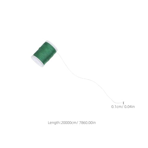 Moss Cotton Aquarium Thread - 218.7 Yard Green Aquarium Moss Line - Gradually Decomposing Plant Fixing Thread for Attaching Riccia Fluitans & Aquatic Plants
