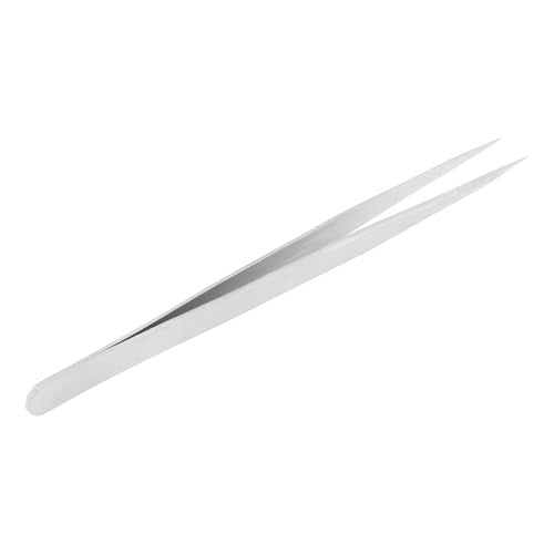 6 inches Precision Stainless Steel Tweezers, Professional Multipurpose Tweezers Forceps Tongs