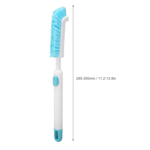 Blue ABS Fish Tank Cleaning Brush Multi-Function Cleaning Moderate Hardness Retractable Aquarium Care Brush