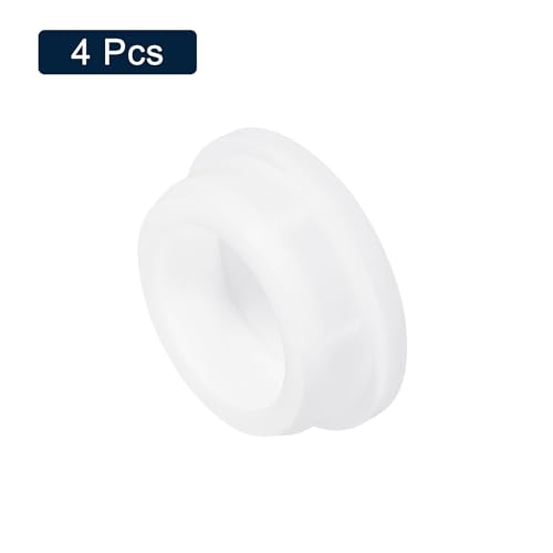 uxcell 4Pcs White Plug Holes, Waterproof Rubber Button Plug for 40mm / 1.57" Hole - size: 40mm