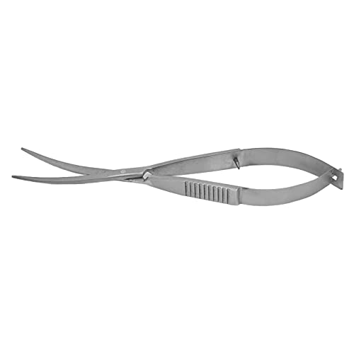 Stainless Steel Waterweed Tool Shears, Spring Rebound Aquatic Plant Trimming Scissors with Curved Blades for Precision Landscaping in Small Fish Tanks