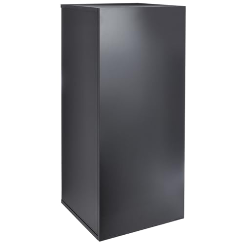 HelloReef 15 Gallon Aquarium Stand – Modern Design, Sturdy Build, Water Resistant Premium Finish, Storage Shelfs Included for Freshwater and Saltwater Tanks (Black) - color: Black