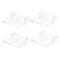 Happyyami Strong Support Holders for Aquariums 4pcs 8mm Plastic Clips Glass Cover