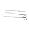 TOYANDONA Aquarium Scissors Tweezers Fish Tank Kit Plant Tools Water Plant Care Accessories