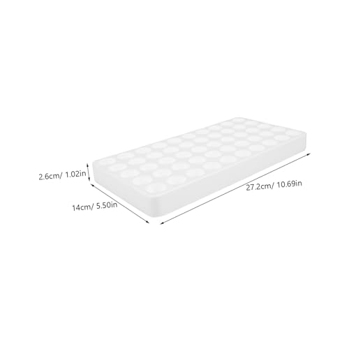 HEALLILY 50holes Test Tube Holder Rack Foam Sampling Organizer for Test Tubes Lightweight Design for Easy Storage for Laboratory Use