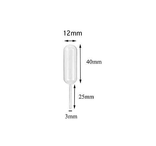 100 Pieces 4ml Cupcake Pipettes, Food Grade Plastic Disposable Pipettes Mini Liquid Injector (100-A) - color: 100-A