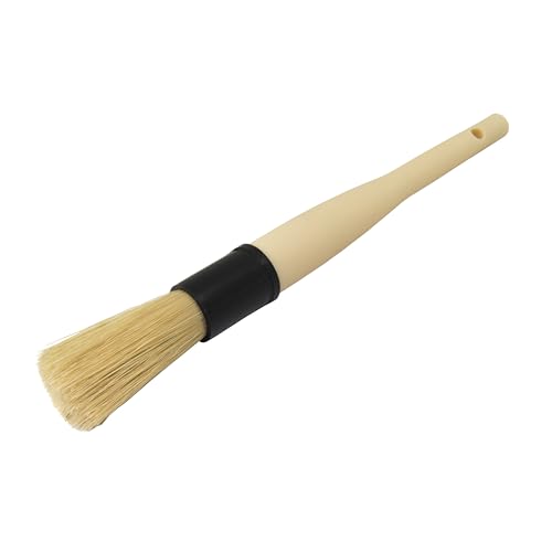 Chemical Guys Boars Hair Detailing Brush - Gentle Scratch-Free Cleaning for Wheels, Grilles, Emblems, and Interior Surfaces - Versatile Multi-Purpose Auto Detailing Brush for Deep Cleaning - Acc_S90 - style: 1 Pack
