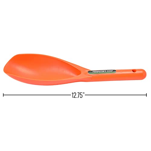 ASR Outdoor 12.5 Inch Prospecting Large Sand Scoop Plastic Trowel for Metal Detector Gold Panning, Orange - color: Orange