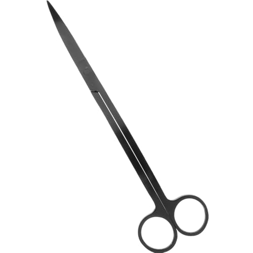 Aquarium Aquatic Plant Trimming Scissor Portable Stainless Steel Aquascaping Tool for Easy Care of Aquarium Plants Comfortable Finger Ring Design for Precise Trimming
