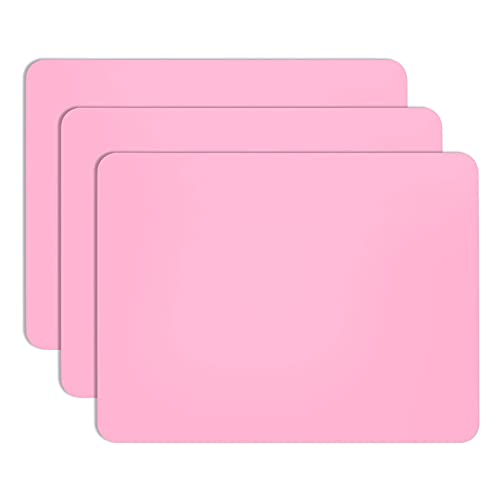Gartful 3 PCS Nail Mats, Silicone Mat for Crafts, Arts, Jewelry Resin Casting Mold, Epoxy Resin, Coloring, Gluing, Painting, Desktop Countertop Protector Sheet, Placemat Table Pad, Pink (15.7"x11.8") - color: Pink, size: 3pcs - 15.7 x 11.8 inches