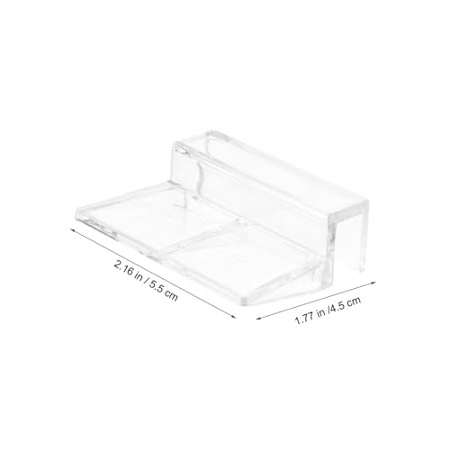 Happyyami Strong Support Holders for Aquariums 4pcs 8mm Plastic Clips Glass Cover