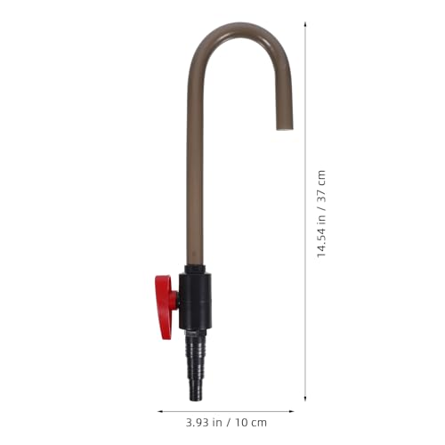 balacoo Aquarium Hook Water Changer, Hanging Fish Tank Water Changer with Flow Switch - Easy to Install, Fit 1/2, 5/8, 3/4'' Hose