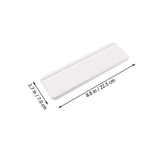 Cabilock 2pcs Non Slip Diatom Absorbent Pads for Bathroom Multipurpose Holders and Toothbrush Cup Cushions Household Use for Absorption and Surface Protection - color: White