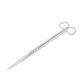 minkissy Stainless Steel Aquarium Scissors Mirror Polished Long Handle Plant Trimming Tool for Freshwater and Saltwater Aquascaping Ergonomic Design for Comfortable Use