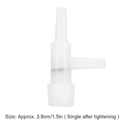 30 Pcs 4mm Plastic T-Shape Adjustable Aquarium Air Control Valve Easy Installation Air Tube Regulator for Fish Tank Oxygen Pump