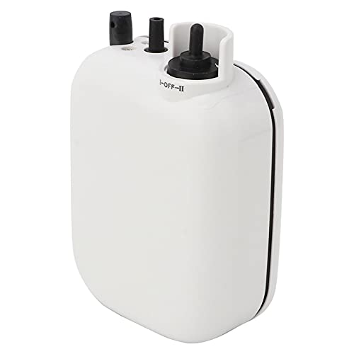 GLOGLOW Silent Portable Mini Fishing Oxygen Pump Fishers Accessory Air Pump for Water Movement and Oxygen Double Speed Adjustment