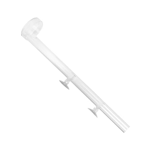 Aquarium Shrimp Feeding Tube and Dish, 40cm Transparent Acrylic Feeder with Suction Cups