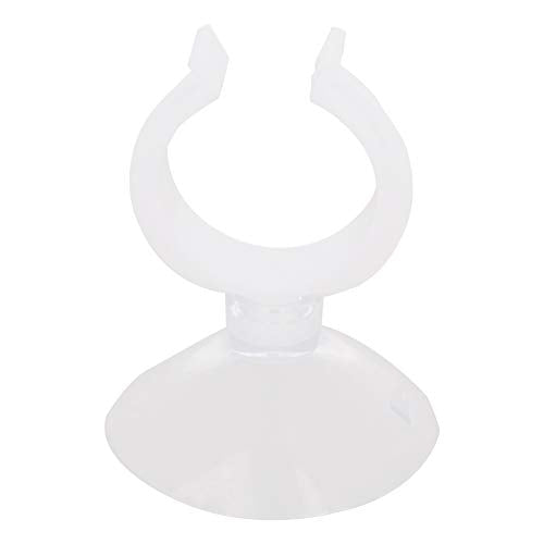 MroMax Aquarium Suction Cup Clips Airline Tubing Hose Heater Clips Clamps Holder for Fish Tank Clear 28mm to 32mm 6Pcs - size: 6pcs 28mm to 32mm