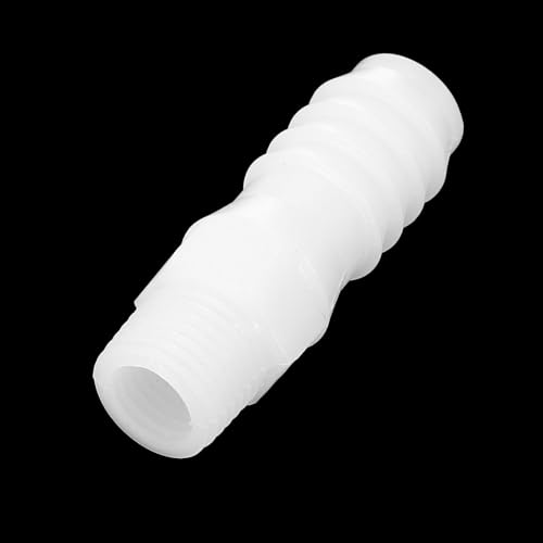 PATIKIL 1/2" Barb x 1/4" G Male Connector, 5 Pcs Plastic Hose Barb Fitting Industrial Hose Barb to Pipe Fitting Connect for Water Liquid Air Fuel - size: 1/2" x 1/4"