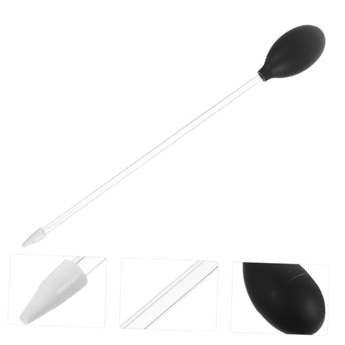 Ipetboom 3pcs Fish Tank Water Changer and Coral Feeder Tool Aquarium Pipette for Easy Cleaning and Feeding and Portable Water Transfer for Home Aquariums - color: Blackx3pcs, size: 35X3.5CMx3pcs