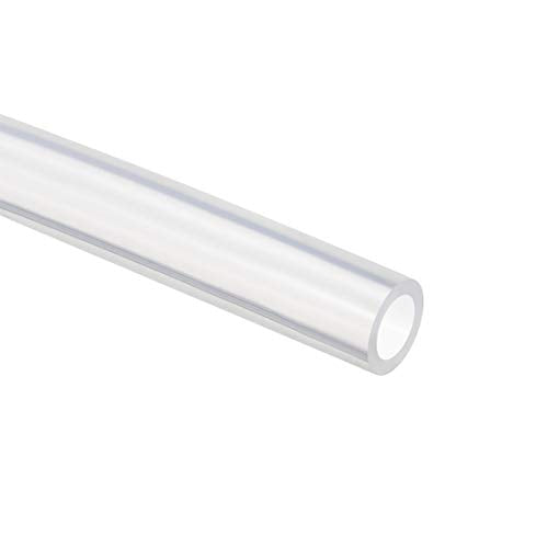 uxcell Silicone Tubing 5/16"(8mm) ID x 1/2"(12mm) OD 6.6ft(2m) Silicone Rubber Tube Air Hose Pipe for Pump Transfer Clear - size: 8mm x 12mm