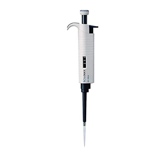 SCILOGEX MicroPette Single-Channel Pipettor - 2-10 ml Adjustable Volume - High Precision Ergonomic Micropipette, Lightweight Design with Easy-to-Read Display - size: 2000-10000µl