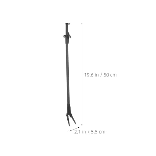 3Pcs Fish Tank Tweezers: Aquarium Feeding Tongs 19.7inch - Serrated Tip Planting Clamp Tool - Aquascaping Fish Tank Accessories for Coral Maintenance