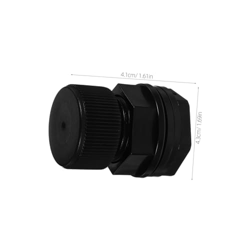 Water Tank Adapter PVC Coupler with Seal Gasket Hose Fitting for Rain Buckets Aquariums Tubs and Easy to Install Connecting Part for Water Storage