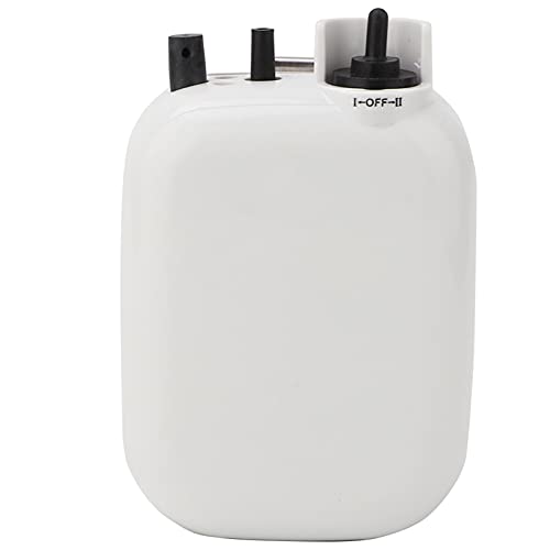 GLOGLOW Silent Portable Mini Fishing Oxygen Pump Fishers Accessory Air Pump for Water Movement and Oxygen Double Speed Adjustment