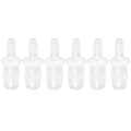 Plastic Hose Barb Reducer Pipe Fittings, 1/2" to 5/16" Hose ID Connectors Joint Splicer Mender Adapter Union Boat Water Air Aquarium O2 Fuel (Pack of 6) - size: 1/2"-5/16", style: 6