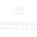 Alipis 40pcs Hose Connector Reducer Fitting for Fish Tank Flexible Water Supply Adapter Compact Design for Easy Installation High Pressure Resistance for Aquariums and Plumbing