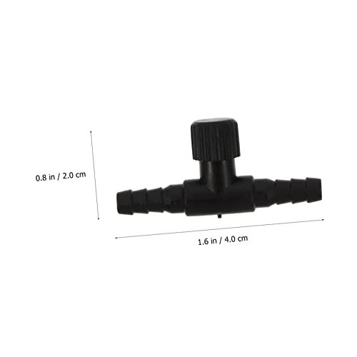 NOLITOY 90pcs Aquarium Airline Valves Plastic Air Connectors for Fish Tank Oxygen Pump Easy Installation Compatible Standard Tubing and