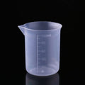 4 Pcs 100ml/3.4oz Plastic Graduated Cup Clear Measuring Cup Multipurpose Mixing Cups for Kitchen Cooking Medicine Measure Tool - size: 4 Count, 100 ml