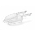 Clear Ice Scoop for Freezer (2 Pack) Large 12 Ounce Plastic Ice Scooper for Ice Machine, Ice Bucket & Freezer Bin, Food Grade Kitchen Scoop for Dry Goods, Flour, Sugar & Pet Food ,Durable