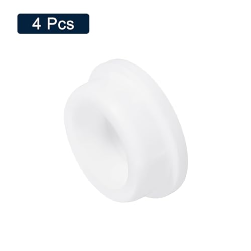uxcell 4Pcs White Plug Holes, Waterproof Rubber Button Plug for 38mm / 1.5" Hole - size: 38mm