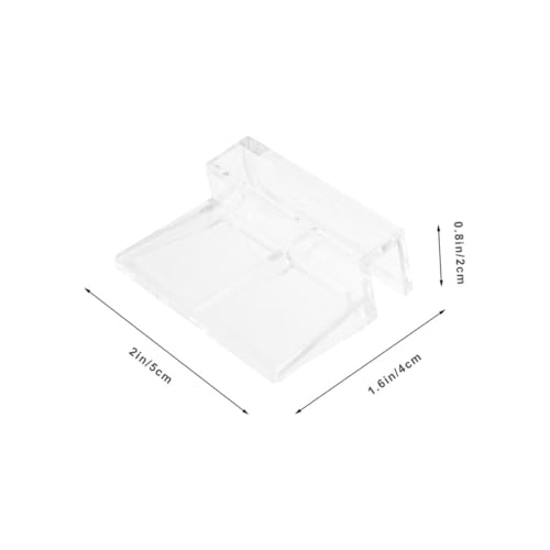 Hemoton Rimless Aquarium Fish Tank Top Cover Lids Support Holder Aquarium Cover Bracket 12 Clips