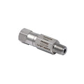 In-line Ball Check Valve - Stainless Steel 316 One Way (SS316, 1/4"NPT MxF)