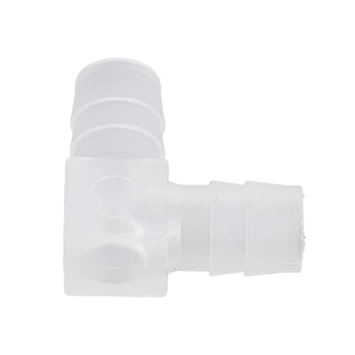10Pcs Elbow Hose Barb Plastic Fitting 90 Degree Equal Barbed Joint Adapter L Shape - Wide Range of Use (10mm) - size: 10mm