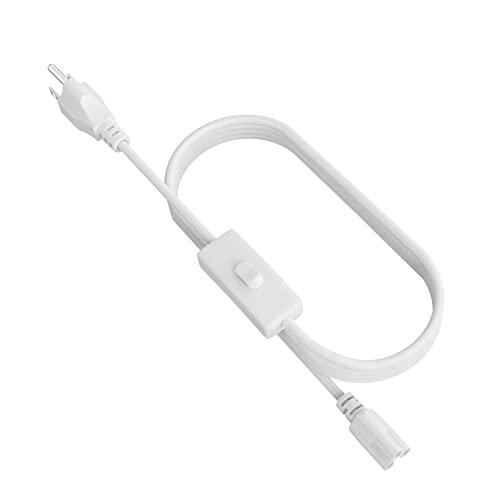 SHOPLED 5FT Plug Power Cord T5 T8 LED Tube Power Wire Cable with On/Off Switch 3 Prong Plug­ for LED Shop Lights - style: 5FT Plug W/ Switch