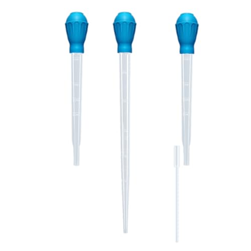 Waste for Fish Tank Multifunction Dropper Pipette Water Transfer Long Acrylic Marine Fish Feeding Tool Aquarium - color: Blue, size: A